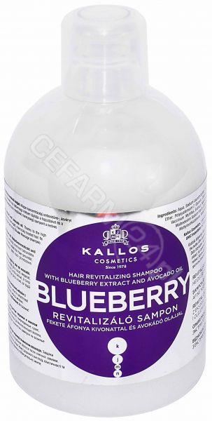 kallos blueberry szampon 1000 ml