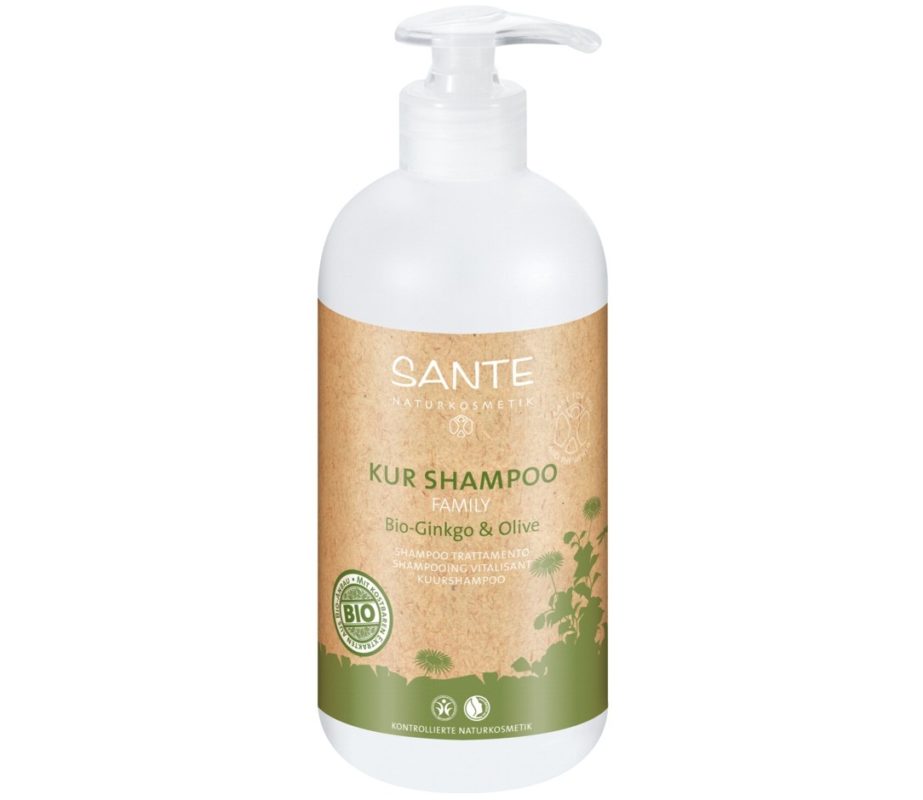 98 sante naturkosmetik family ginkgo i oliwka szampon odżywczy