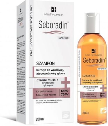 seboradin sensitive szampon kuracja do wrażliwej atopowej skóry głowy