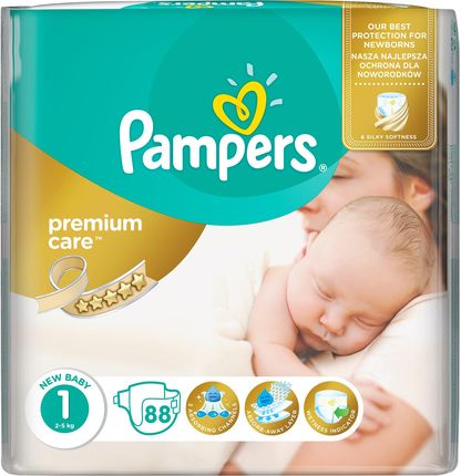 pampers 1 2-5 kg 88sztuk