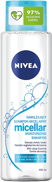 nivea micellar nawilżające szampon