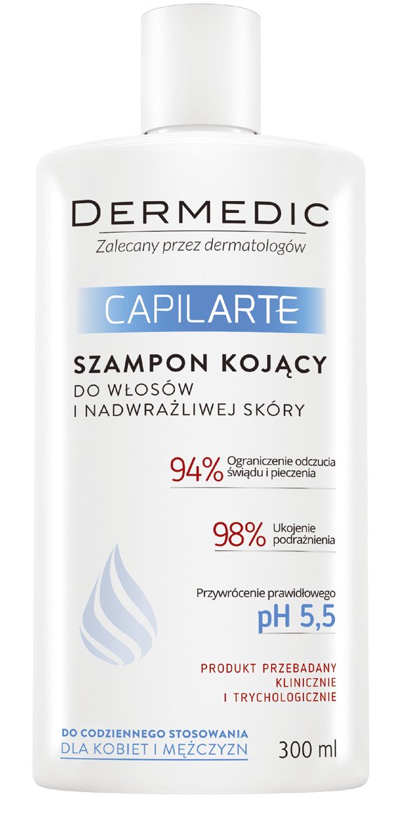 dermedic capilarte szampon kojący do skóry nadwrażliwej 300 ml