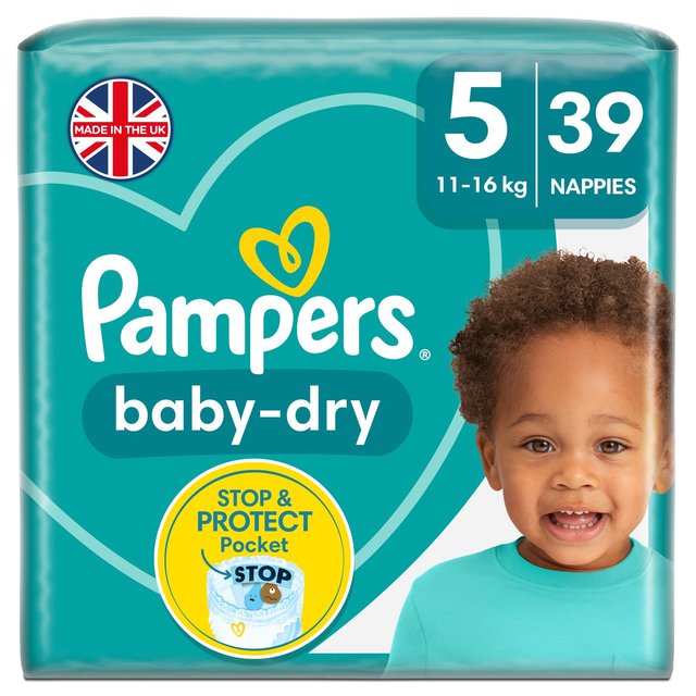 pampers nappies size 5