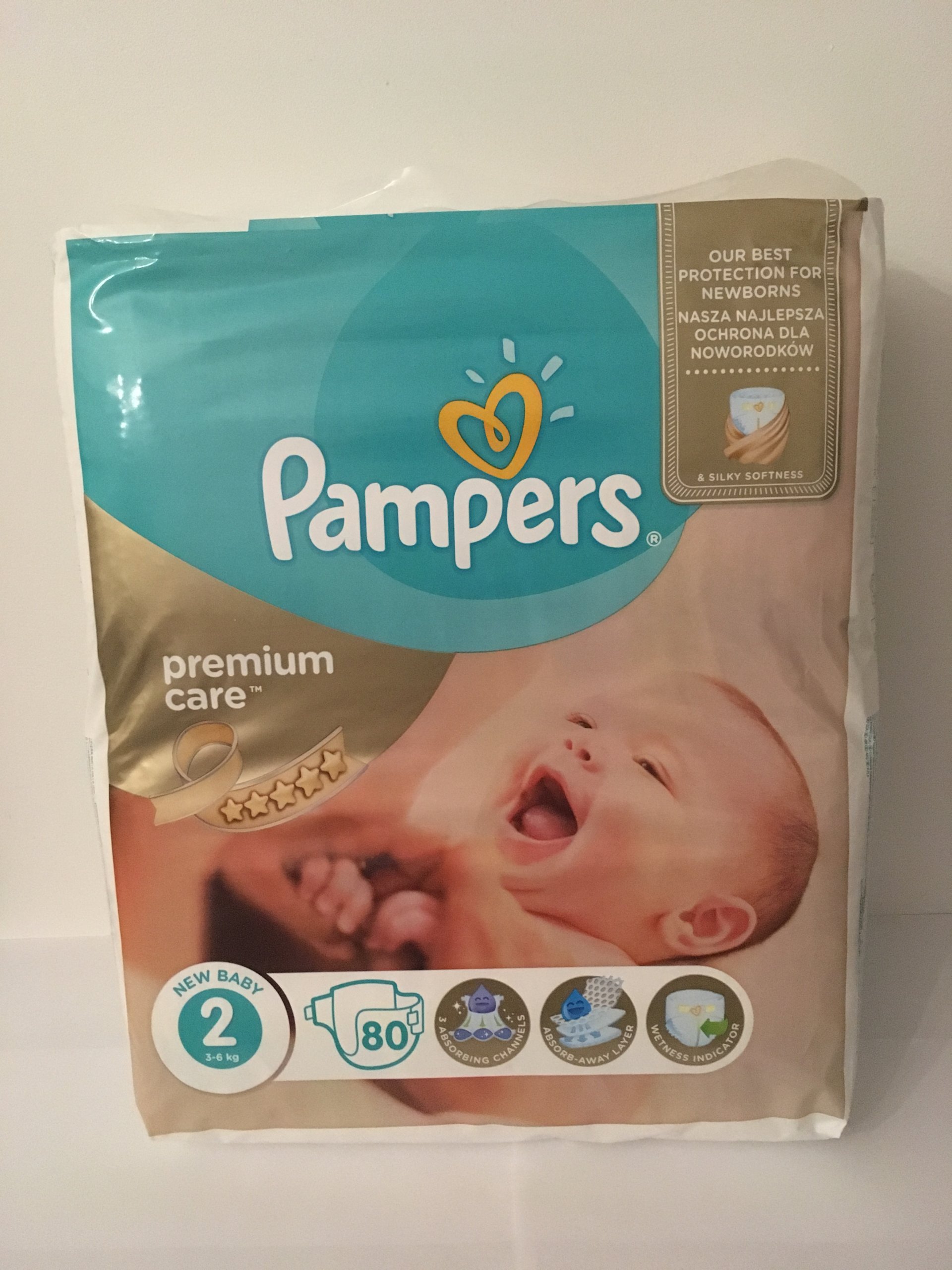 pampers premium care pieluchy 2 mini 80 szt