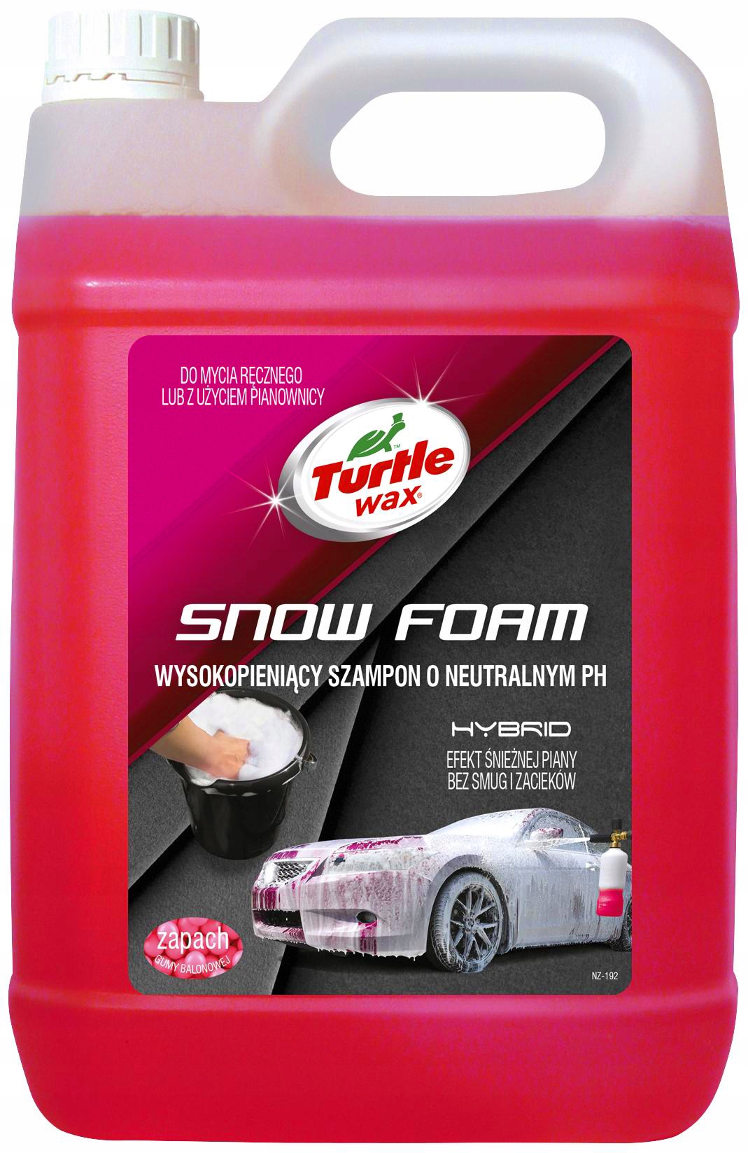 szampon do samichodu z efektem śniegu