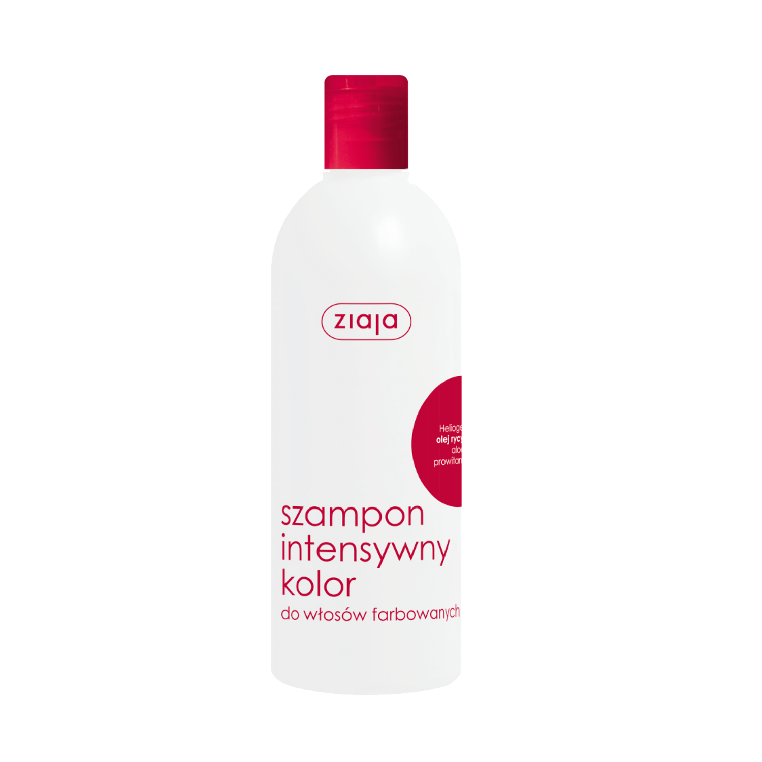 ziaja szampon intensywny kolor olej rycynowy
