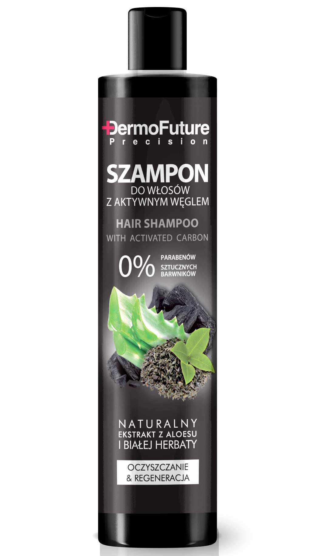 dermo future szampon z czrnym węglem