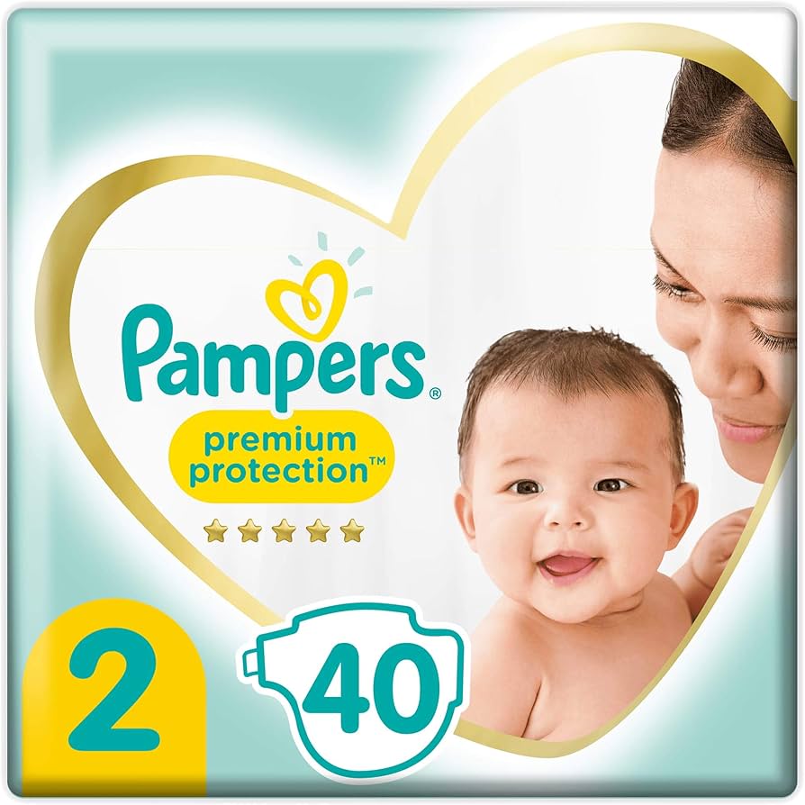 pampers premium protection new baby 2 40