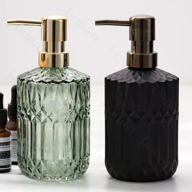 dekoracyjna butelka na szampon z pompką
