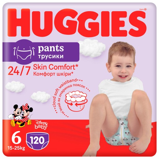 huggies pieluchomajtki dla chłopców5-7