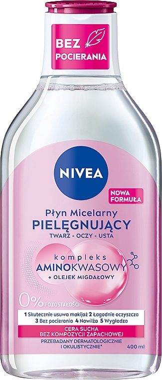 nivea skóra sucha płyn micelarny do mycia twarzy micelair