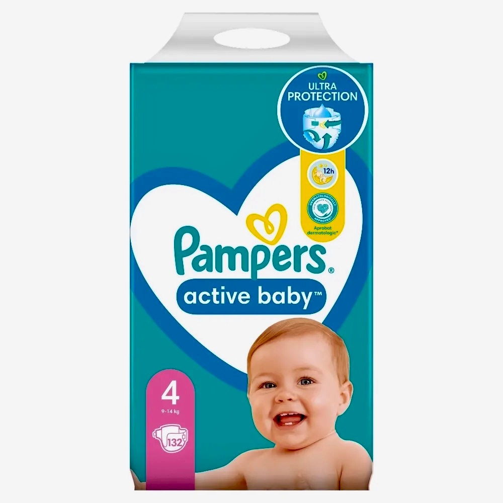 allegro pampers 132 szt