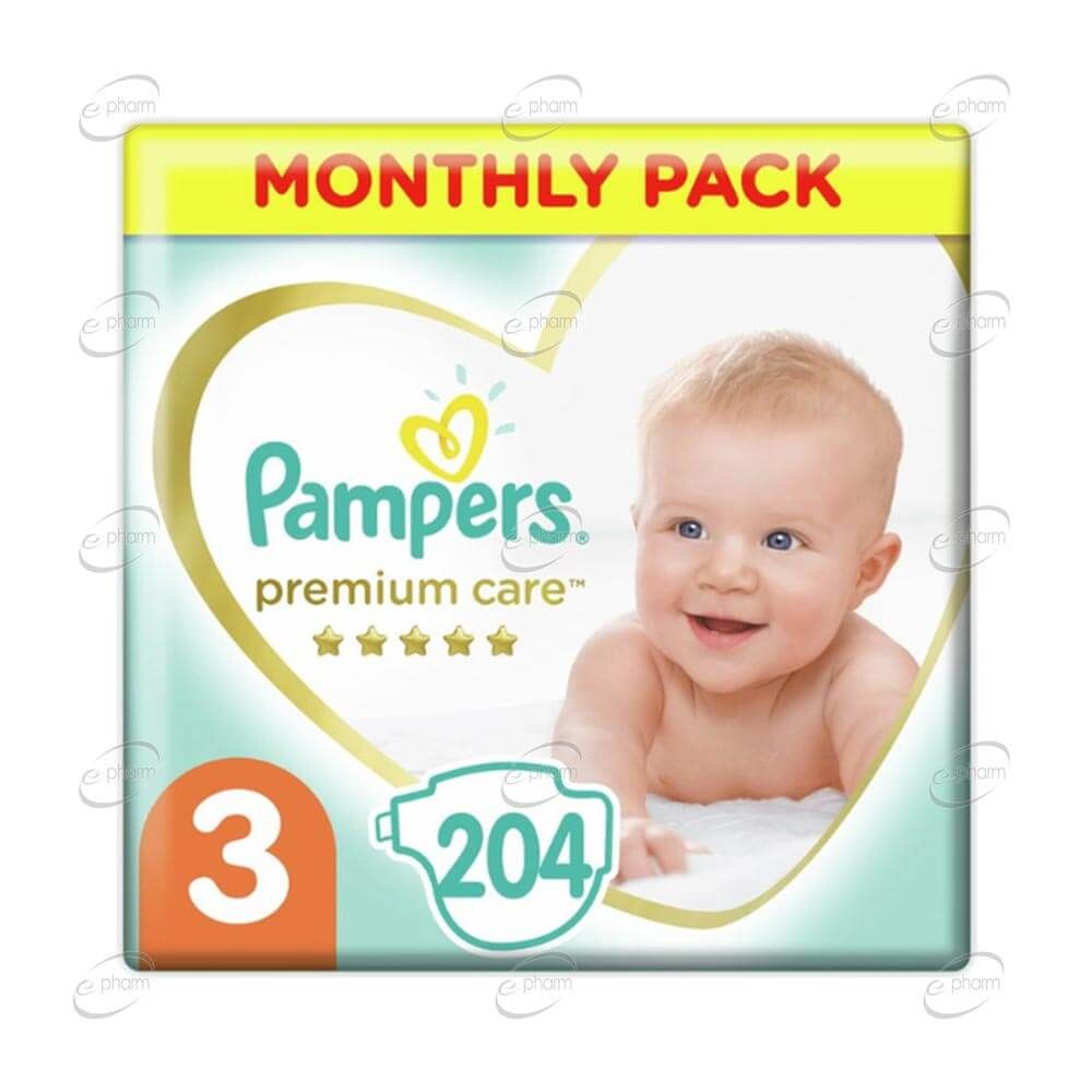 pampers premium care size 3 204