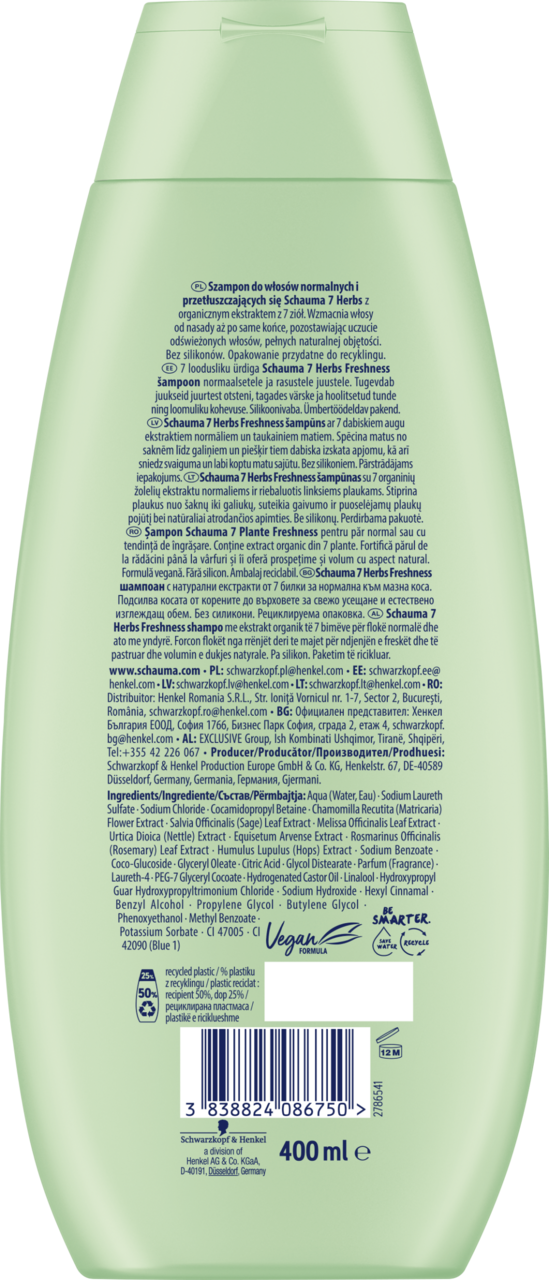 skład chemiczny schauma szampon rossmann