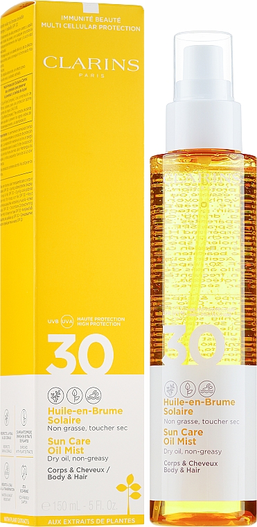 clarins olejek do włosów spf 30