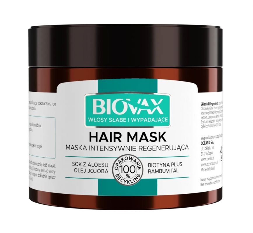 biovax odżywka dwufazowa do włosów słabych ze skłonnością do wypadania