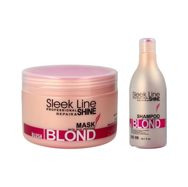 sleek line szampon różowy