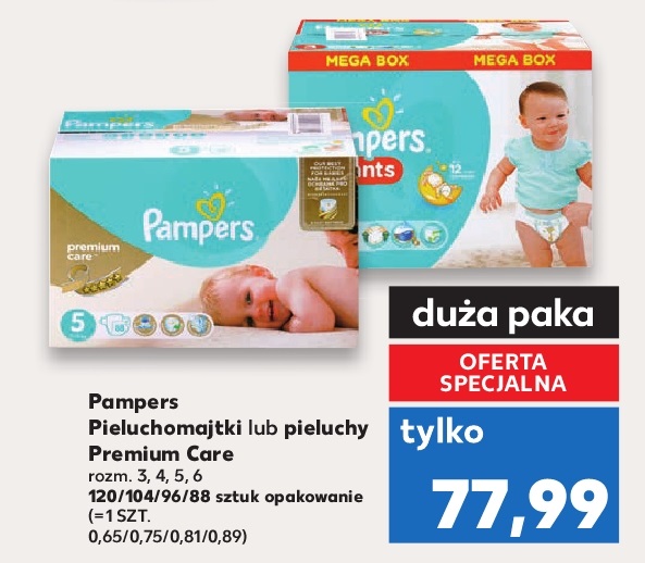 poeluchy pampers 5 kaufland