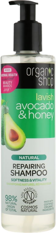 organic shop avocado honey szampon opinie