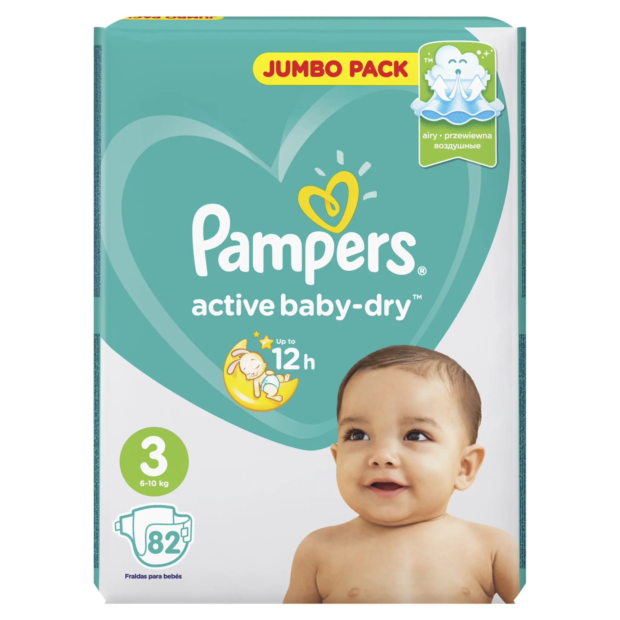 activ baby dry pampers