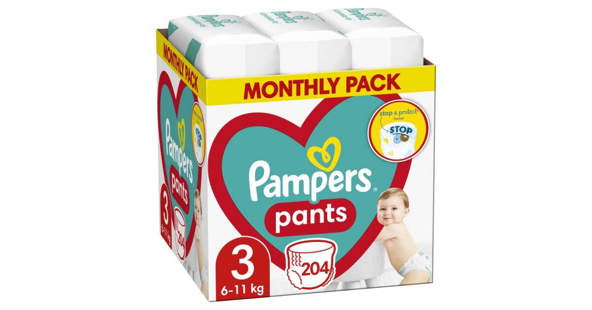 monthly pack pampers