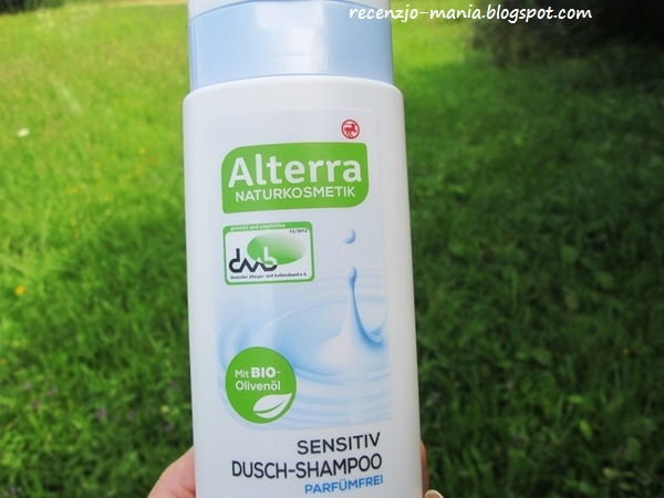 alterra sensitive szampon i żel pod prysznic 2w1