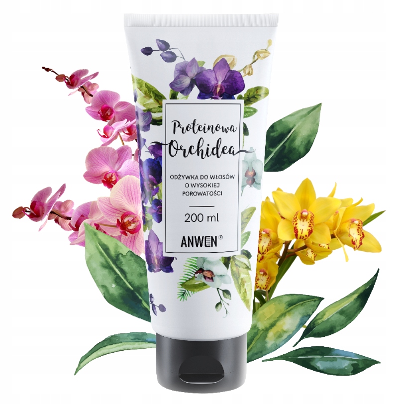 anwen odżywka do włosów o wysokiej porowatości orchidea 200ml