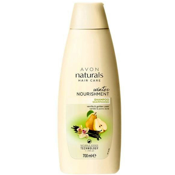 avon naturals szampon wanilia i złota gruszka