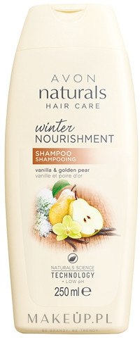 avon naturals szampon wanilia i złota gruszka