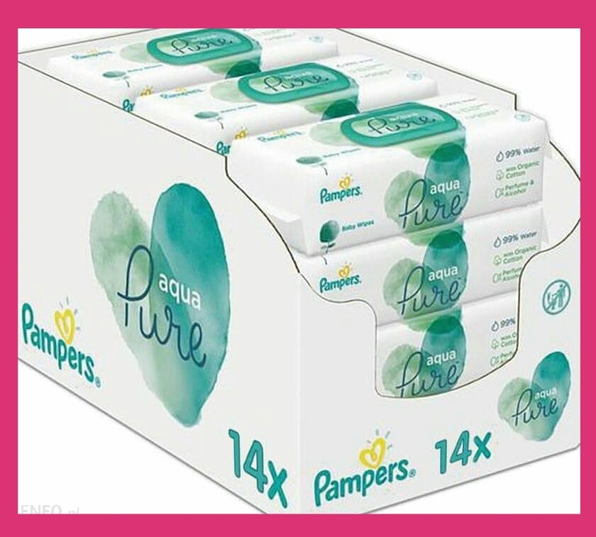 pampers pure chusteczki allegro