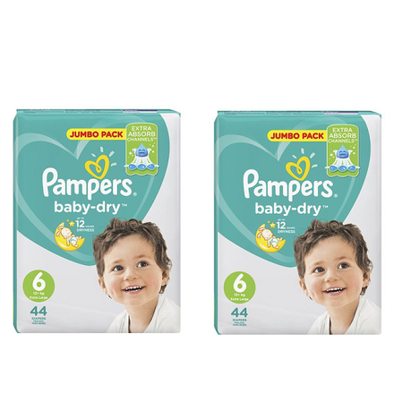 pampers 6 babydry 44