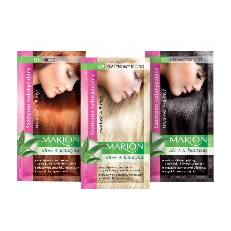 marion szampon koloryzujący paleta kolorów