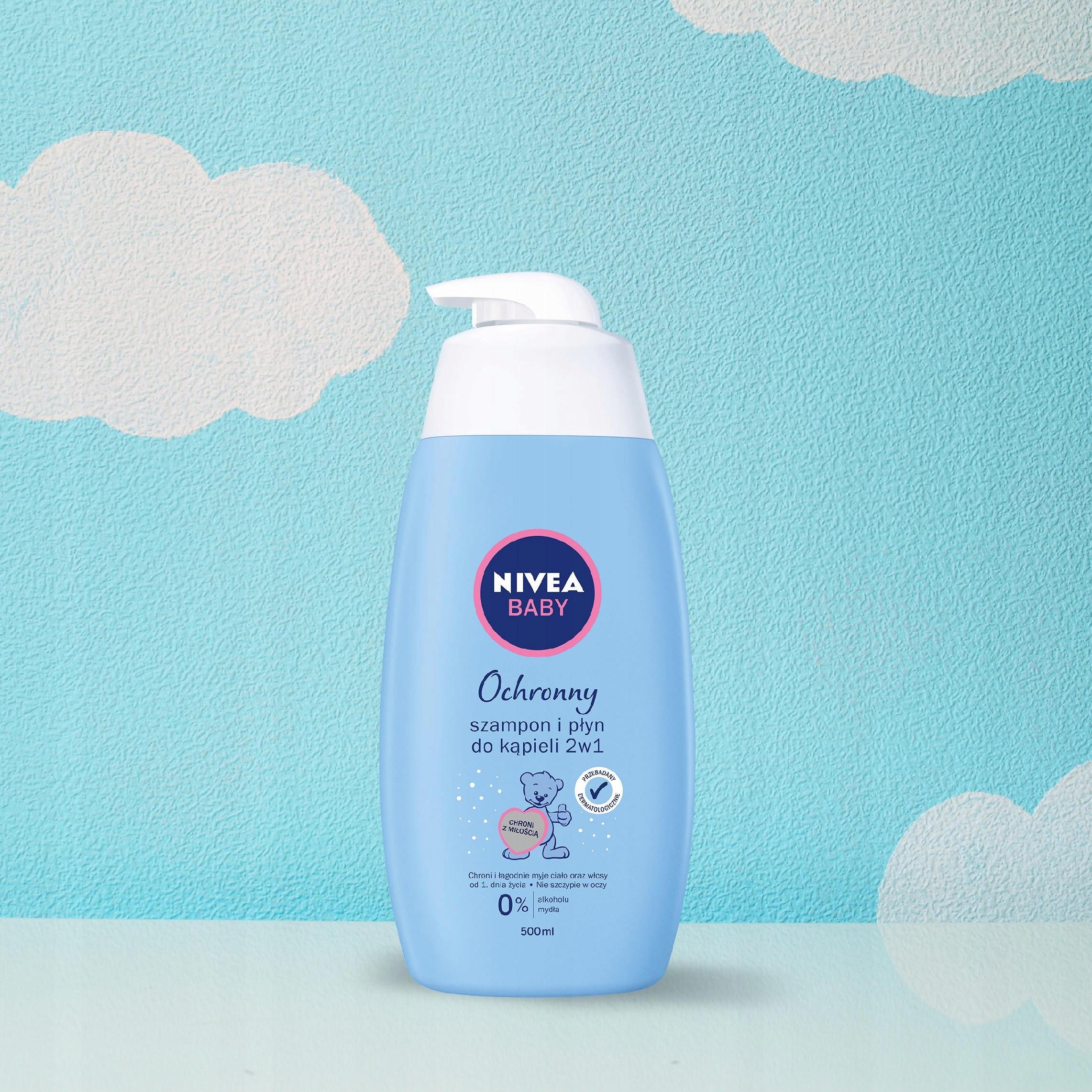 niebieski szampon nivea dla dzieci składa