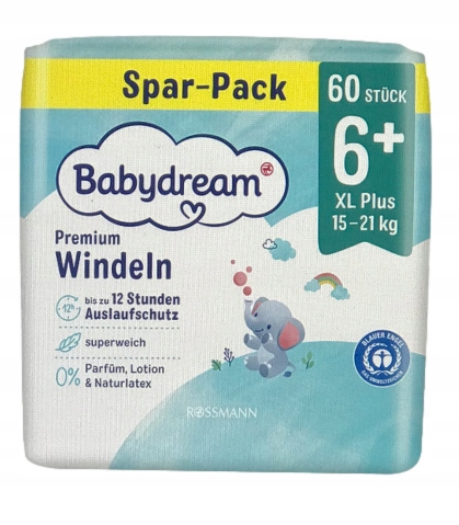 babydream 6+ vs pampers 6