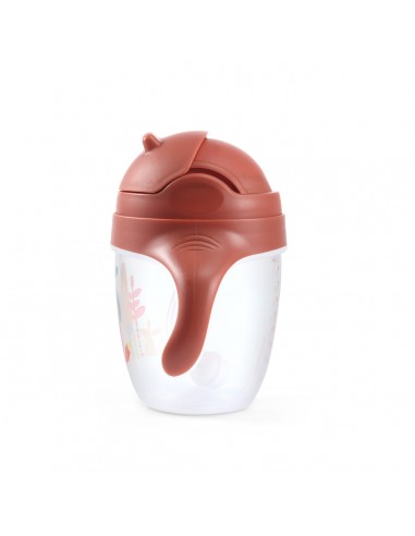 BabyOno 1464/01 Kubek niekapek z obciążaną słomką 240ml