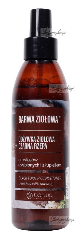 barwa odżywka do włosów czarna rzepa