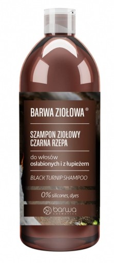 barwa szampon do włosów czarna rzepa 480ml skład