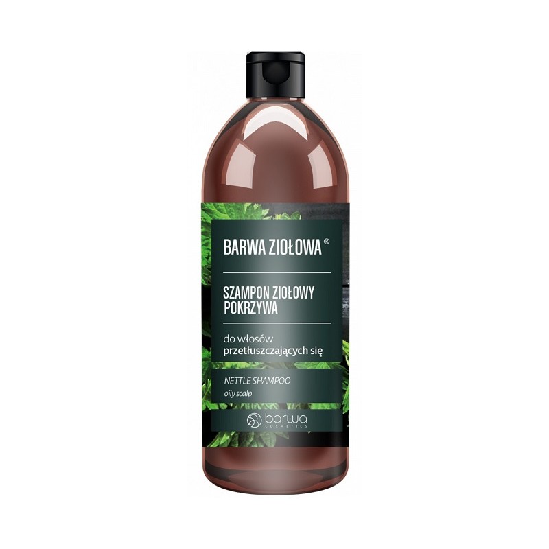 barwa ziołowa pokrzywowy szampon do włosów przetłuszczających się