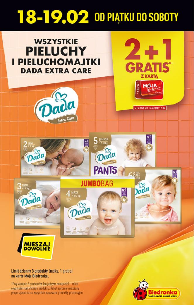 pieluchy dada promocja