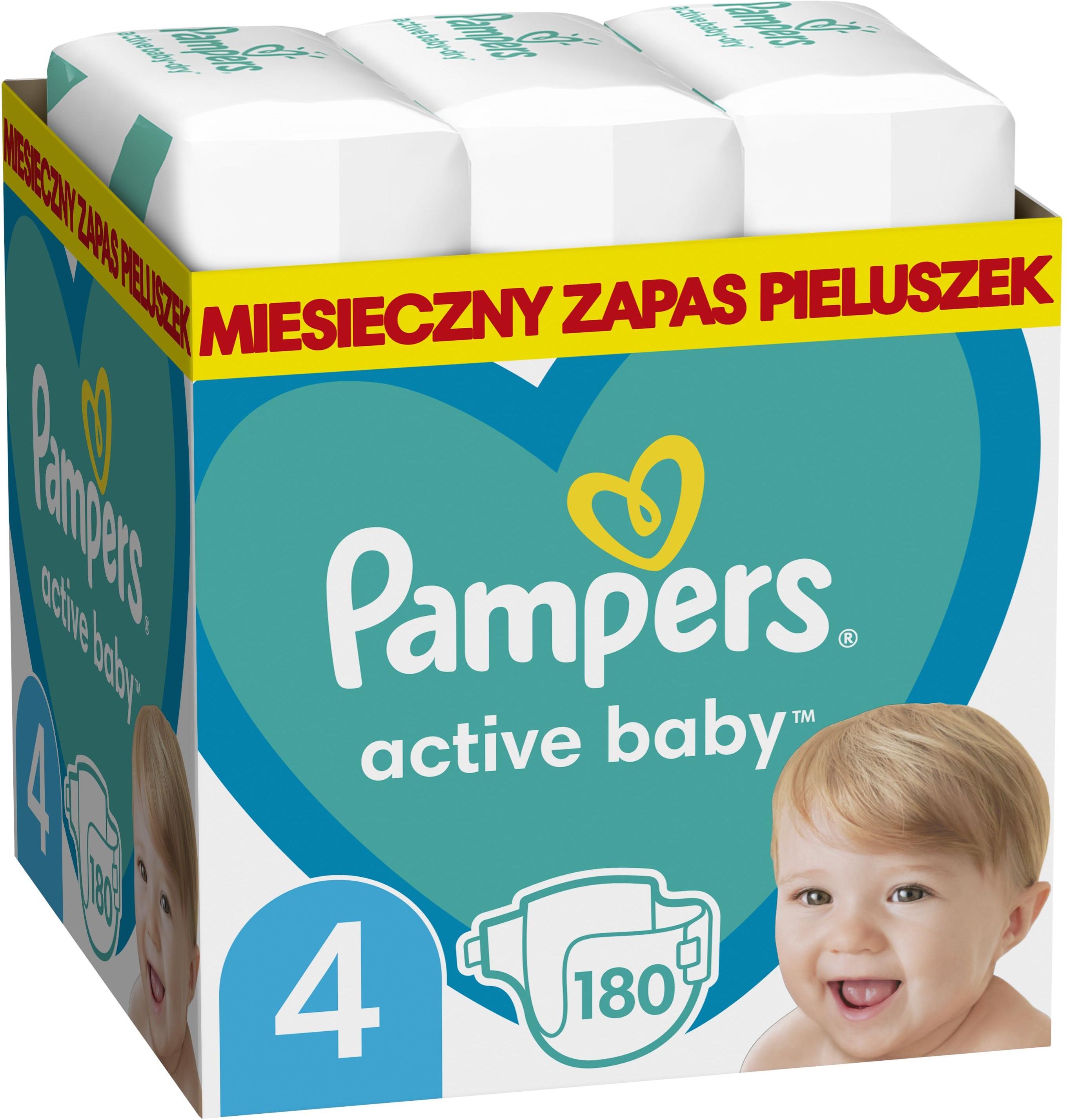 pieluchy pampers active baby mega box 4 midi cena