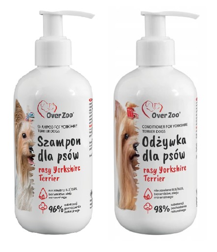 over zoo szampon dla psa rasy yorkshire terrier 250ml