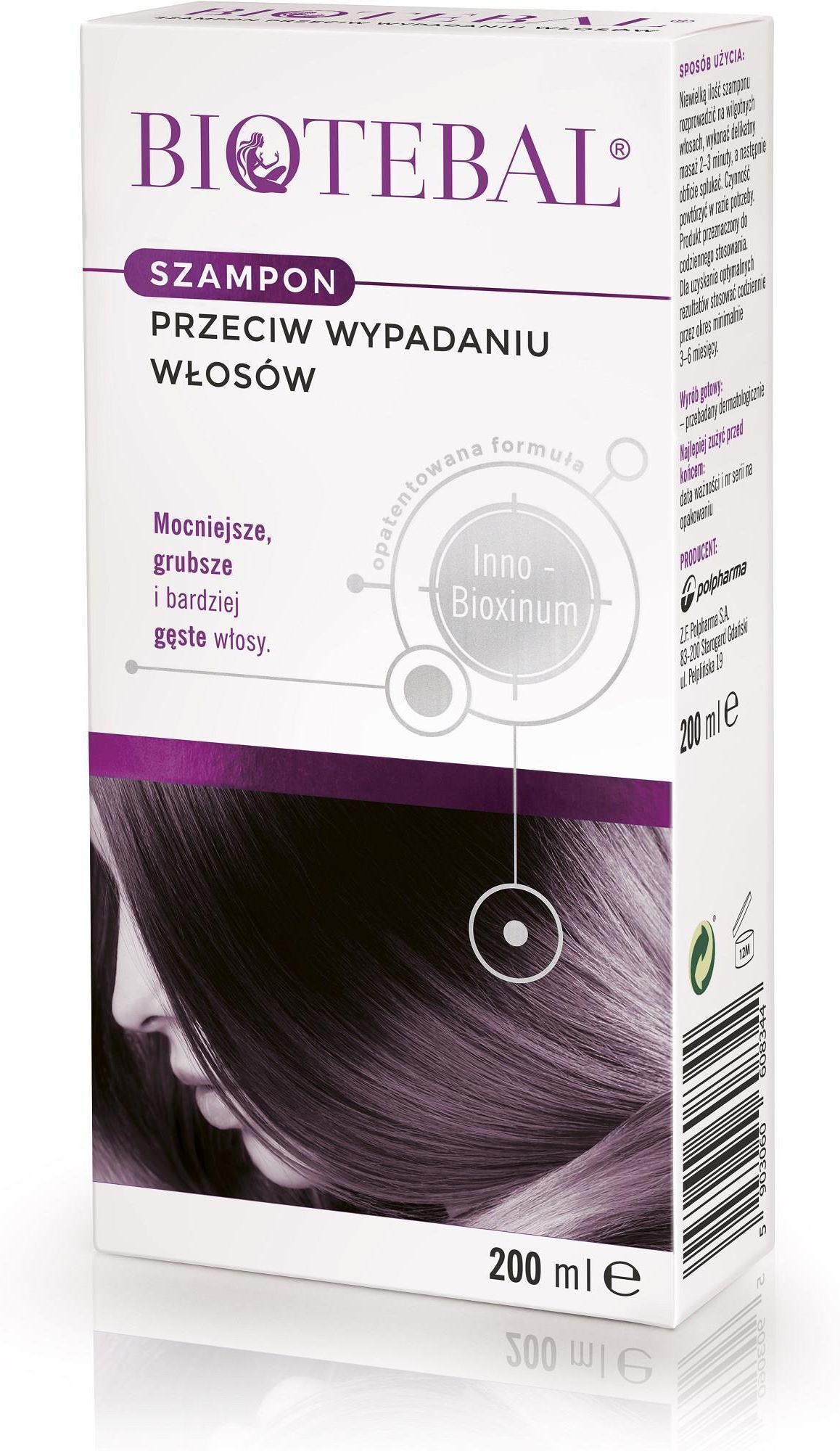 biotebal szampon przeciw wypadaniu włosów 200ml opinie