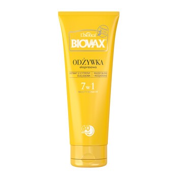 biovax bb odżywka ekspresowa 7w1 do włosów blond 200 ml