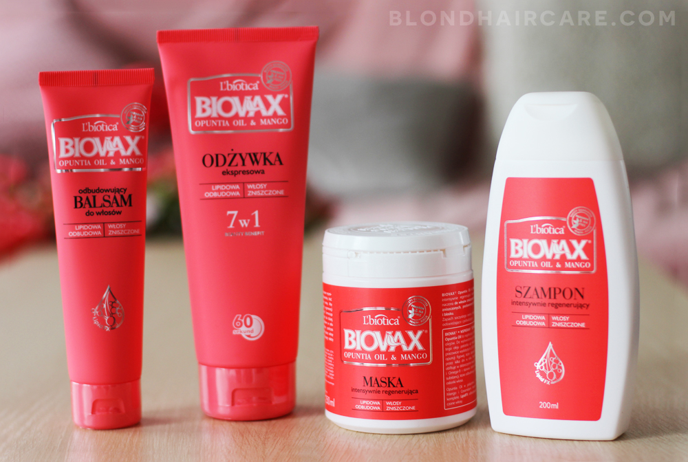 biovax opuntia oil & mango szampon do włosów skład