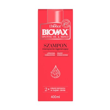 biovax opuntia oil & mango szampon do włosów skład