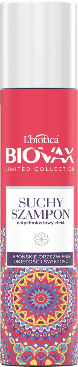 biovax suchy szampon japonska wisnia