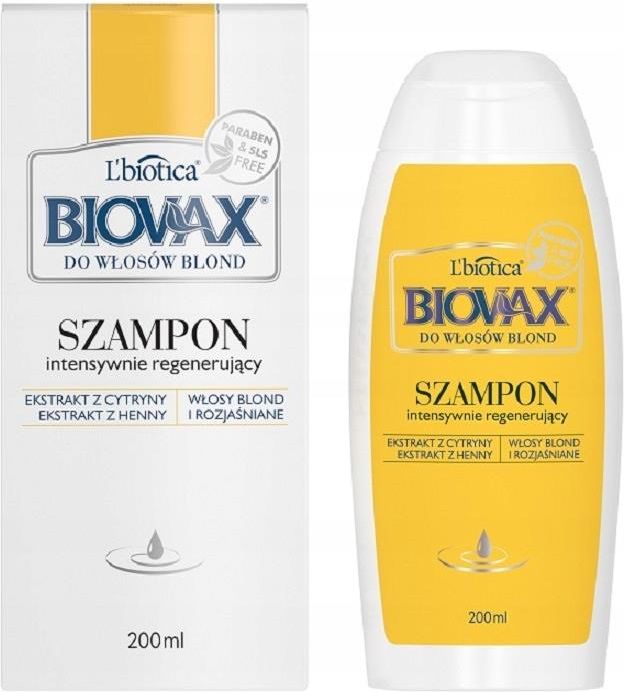 biovax szampon do włosów blond opinie