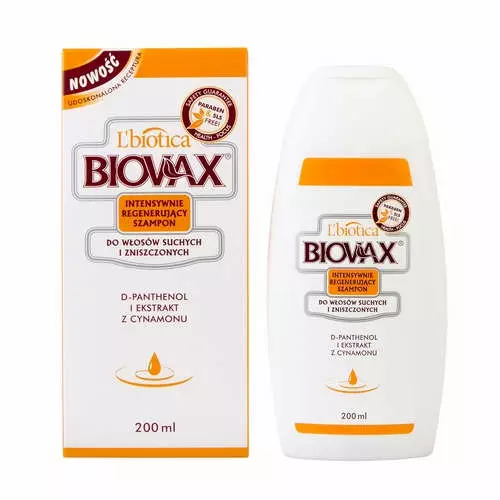 biovax szampon intensywnie regenerujący do włosów