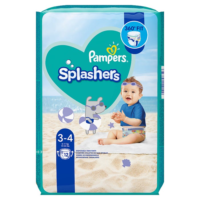 pampers splashers 3 4