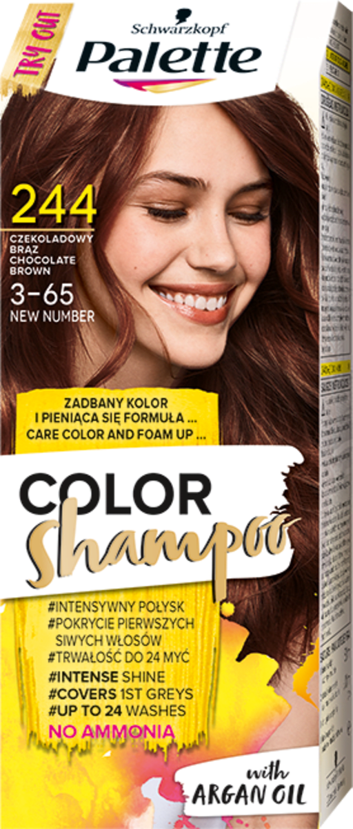 szampon do koloryzacji włosów czekoladowy brąz